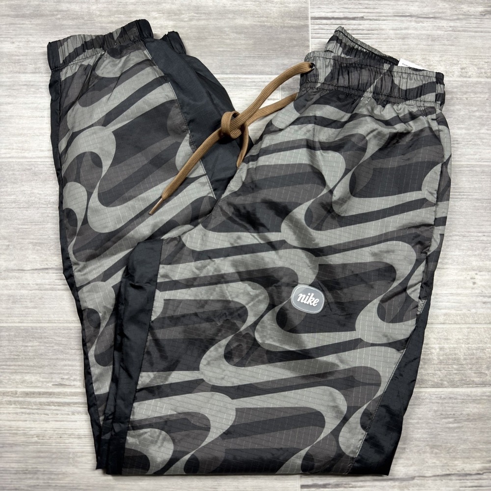 Nike Sportswear Icon Clash Woven Allover Print Women's XS Pants Black DQ6234-010